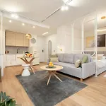 Apartment Bright Milionowa In Perfect For Remote Work By Renters Lodz