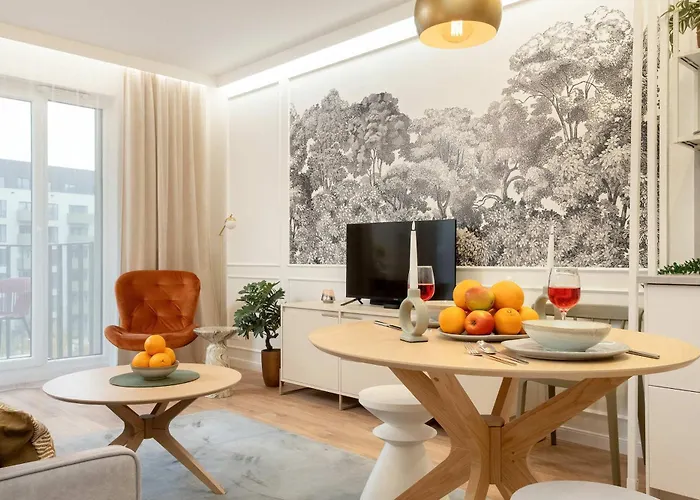 Bright Milionowa In Perfect For Remote Work By Renters Apartment *